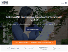 Tablet Screenshot of bemoacademicconsulting.com
